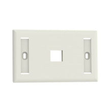 Flat Vertical Faceplate Single Gangs Keystone Module Off White NK1FIWY