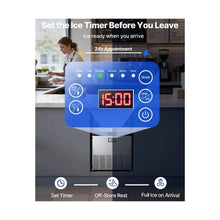 Large Capacity Professional Commercial Built-In or Freestanding Ice Maker with 50 lb Ice Storage