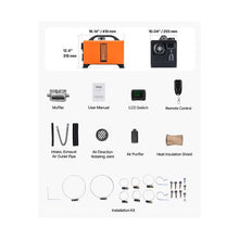 Portable High Power 8KW Digital Control Diesel Heater System with LCD Color Screen