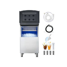 250 lbs Commercial Ice Storage Bin with Anti-Slip Adjustable Rubber Feet for Restaurant Hotel and Beverage Shops