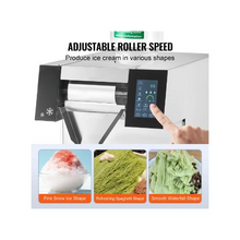 Commercial 573 LBS/24H Electric Snowflake Ice Machine with High-Efficiency Cooling