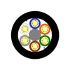 6-Element All-Dielectric Dry-Core Outdoor Loose Tube Fiber Optic Duct Cable 07275-01