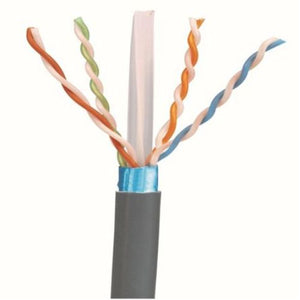 23 AWG F/UTP Plenum Copper Solid Cable Cat 6 Orange PFP6C04OR-UG (Pack of 1000)