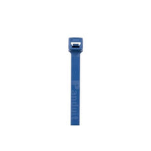 Metal Detectable Intermediate Cross Section Cable Tie Dark Blue PLT2I-C186 (Pack of 100)