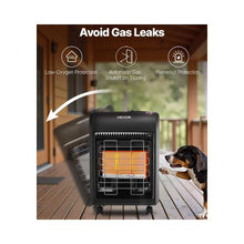 18,000 BTU Three-Level Temperature Control Propane Cabinet Heater for Home and Outdoor Use