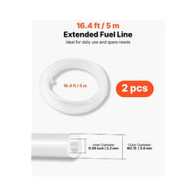 Diesel Heater Fuel Line Kit with 2 x 5M Hoses Filters and Clamps for 2KW-8KW Heaters