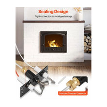 Fireplace Pilot Burner Replacement Assembly for Quadra-Fire Fireplaces