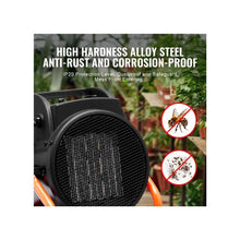 Portable 1500W Electric PTC Grow Tent Heater with Overheat Protection for Greenhouse & Flower Room