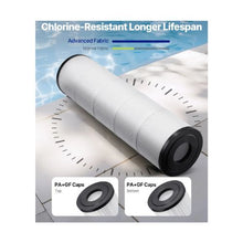 425 Sq. Ft. Swimming Pool Filter Cartridge Replacement 4 x 105 Sq. Ft. Spa & Hot Tub Filter Elements Easy to Clean Compatible with Pentair CCP420