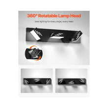 6000K Waterproof Modern Decorative 3-Light LED Wall Mounted Bathroom Light Fixture for Indoor Use