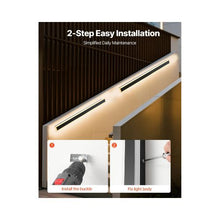 39.4 Inch Long Strip Weatherproof Modern LED Outdoor Wall Lighting Fixture 2 Pack