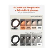 Adjustable Color Temperature Dimmable Rotatable LED Wall Lamps with Remote Control & Timer 2PCS