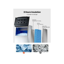 Heavy Duty 250 lbs Professional Commercial Ice Storage Bin with Adjustable Feet for Restaurant Hotel and Beverage Shops