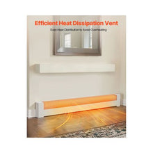 5 ft Basic Baseboard Heater Cover Replacement White Steel Front Cover Easy-to-Install