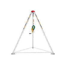 1800 lbs Heavy Duty Rescue Tripod Lifting Hoist Kit with 65 ft Cable, Adjustable Legs 1800 lbs Winch & 32.8 ft Fall Protection