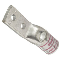 2-Hole Copper Compression Connectors Lugs Pink LCDXN500-38D-6 (Pack of 6)
