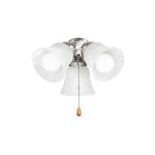 3000K Warm White Replacement LED Ceiling Fan Light Fixture 3-Light Decorative Style