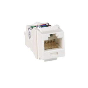 Unshielded UTP RJ45 Category 6 Keystone Jack Module Off White NK6TMIW