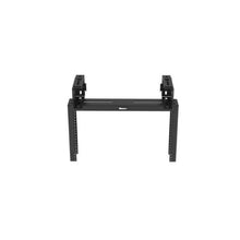 2 Post Powder Coated Overhead Distribution Rack Threaded E Rails Black PZLRB6U