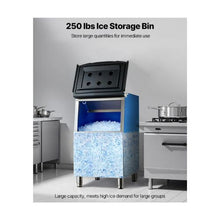 250 lbs Commercial Ice Storage Bin with Anti-Slip Adjustable Rubber Feet for Restaurant Hotel and Beverage Shops