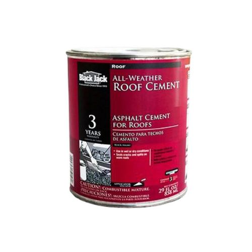 Multi Purpose Roofing Sealant Cement Black RM-1Q (Pack of 6)