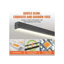 20W Modern Adjustable Multi CCT LED Linear Chandelier 47 inch Dimmable 3 Color Temperature Pendant Light