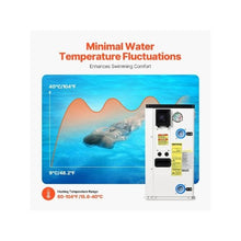 Electric Pool Heat Pump 35 830 BTU Heating Capacity Dual Heating & Cooling Energy Saving Pool Water Heater for 6605–13209 Gallon Pools 208–230V 60Hz
