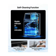 High Capacity Freestanding Commercial Ice Maker Machine with Pump 130 lbs/24H and 33 lb Storage Bin