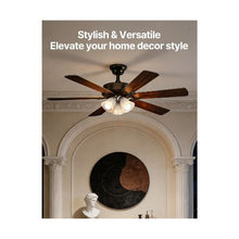 3000K Warm White Replacement LED Ceiling Fan Light Fixture 3-Light Decorative Style