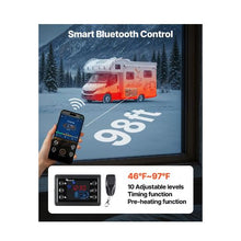 High Efficiency Portable Diesel Heater with Bluetooth App Control for Trucks, Vans, RVs, Campers, and Garages