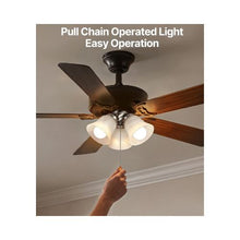 3000K Warm White Replacement LED Ceiling Fan Light Fixture 3-Light Decorative Style