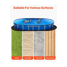 15 x 30 Ft Oval Pool Liner Protection Pad Heavy Duty Geotextile Underlayment for Above Ground Swimming Pools