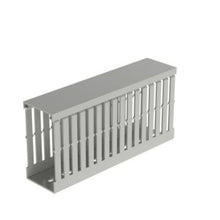 Narrow Slot Wiring Duct Base With Cover International Gray MC50X75IG2 (Pack of 2)