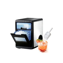 44 Lbs/24H Portable Countertop Ice Maker Machine with Chewable Nugget Ice for Home, Kitchen, Office, Bar & Party Black