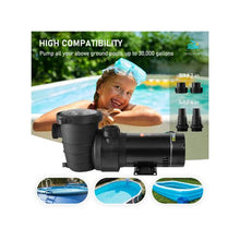2.0 HP Single-Speed Above Ground Swimming Pool Pump with 115V Motor and High-Flow Performance