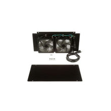 Wall Mount Cabinet High Flow Enclosure Fan Kit Black PZWMCFKHF