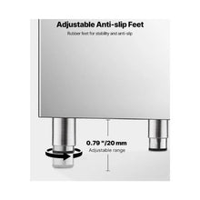 Heavy Duty 250 lbs Professional Commercial Ice Storage Bin with Adjustable Feet for Restaurant Hotel and Beverage Shops