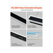 39.4 Inch Long Strip Weatherproof Modern LED Outdoor Wall Lighting Fixture 2 Pack