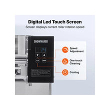 80KG/24H Commercial Snowflake Ice Machine 176.4 LBS Daily Ice Production for Bakery & Cafe