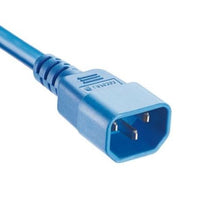 8FT Non Locking IT Power Cord IEC C14 to IEC C13 Blue NPCA09-X