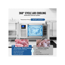 Heavy Duty Commercial Blast Chiller Freezer 80 L Stainless Steel Rapid Cooling Cabinet with 3 Tray Capacity