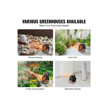 Portable 1500W Electric PTC Grow Tent Heater with Overheat Protection for Greenhouse & Flower Room
