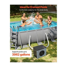 14710 BTU Pool Heat Pump Electric Swimming Pool Heater & Cooler 5.13 COP Heating & Cooling Smart Inverter Compressor GFCI Protection