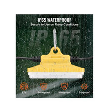 50FT LED 5 Head Construction String Work Lights – 75W IP65 Waterproof 7,500 Lumens for Indoor/Outdoor