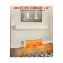Easy-to-Instal 3 ft Premium Baseboard Heater Cover Replacement Heavy-Duty Steel Front Cover White