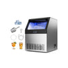 High Capacity 440 lbs Commercial Stainless Steel Ice Maker with 85 lb Ice Storage Bin for Hotels, Cafes & Bars