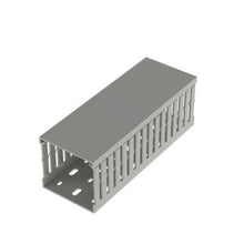 Narrow Slot Wiring Duct Base with Cover International Gray MC75X75IG2 (Pack of 2)