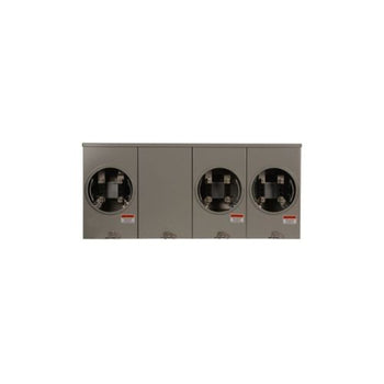4 Gang 200A 600V Single Phase Four Jaw Meter Socket 1008844CH