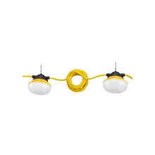 5 Head Heavy Duty 50FT Commercial LED Construction String Work Lights 50W, 5,000 Lumens
