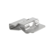 Zinc Plated Steel 4-Way Clip On Cable Tie Mount Natural MCMS12-P-C (Pack of 100)